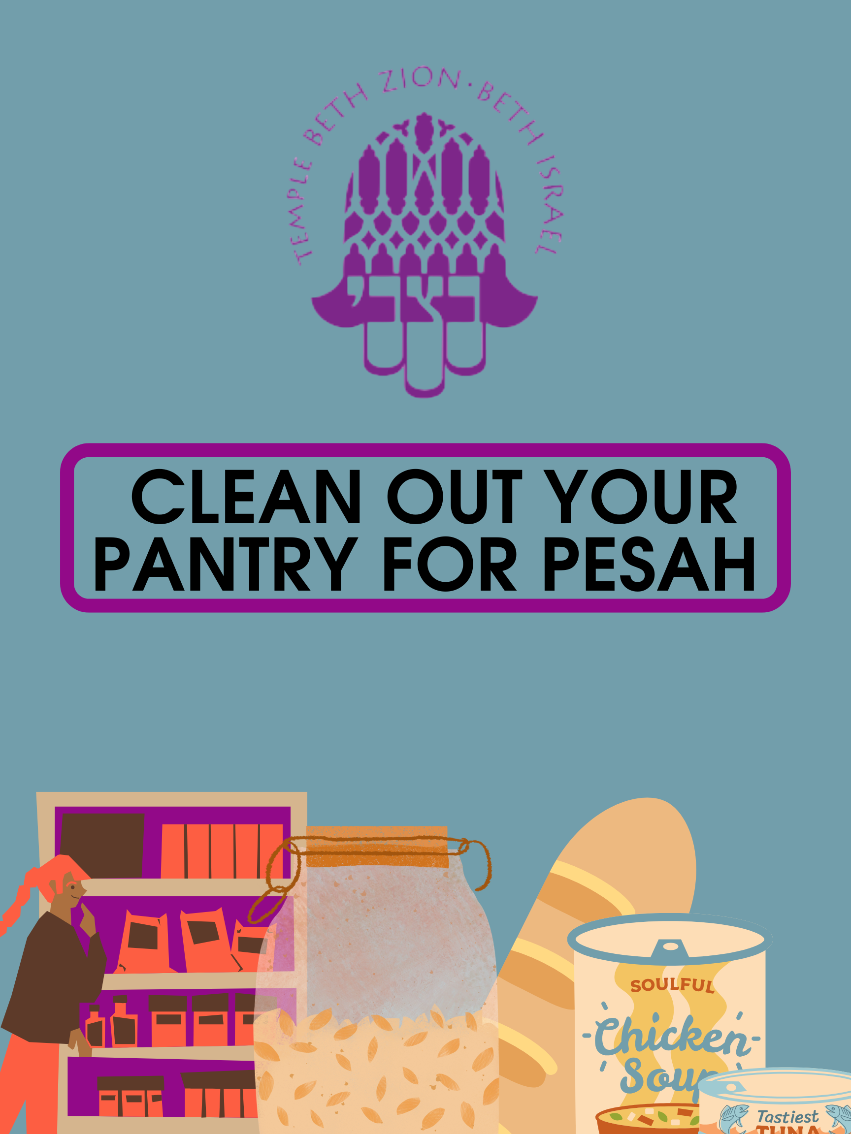 Clean Your Pantry for Pesah - Food Drive